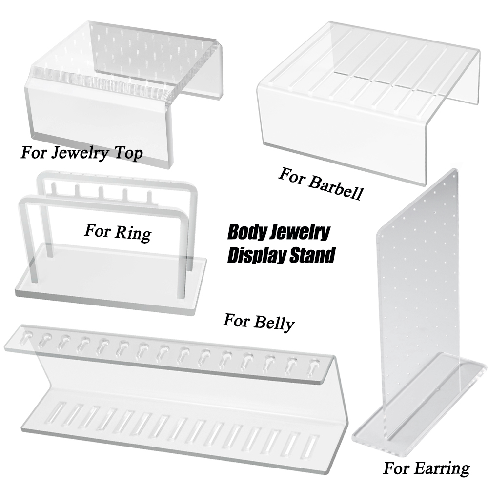 Body Jewelry Storage - Body Piercing เครื่องประดับผู้ถือจอแสดงผลชั้นวางอะคริลิคผู้ขายกล่องเครื่องประดับชั้นวางของ Multi ตุ้มหูเก็บเครื่องมือ