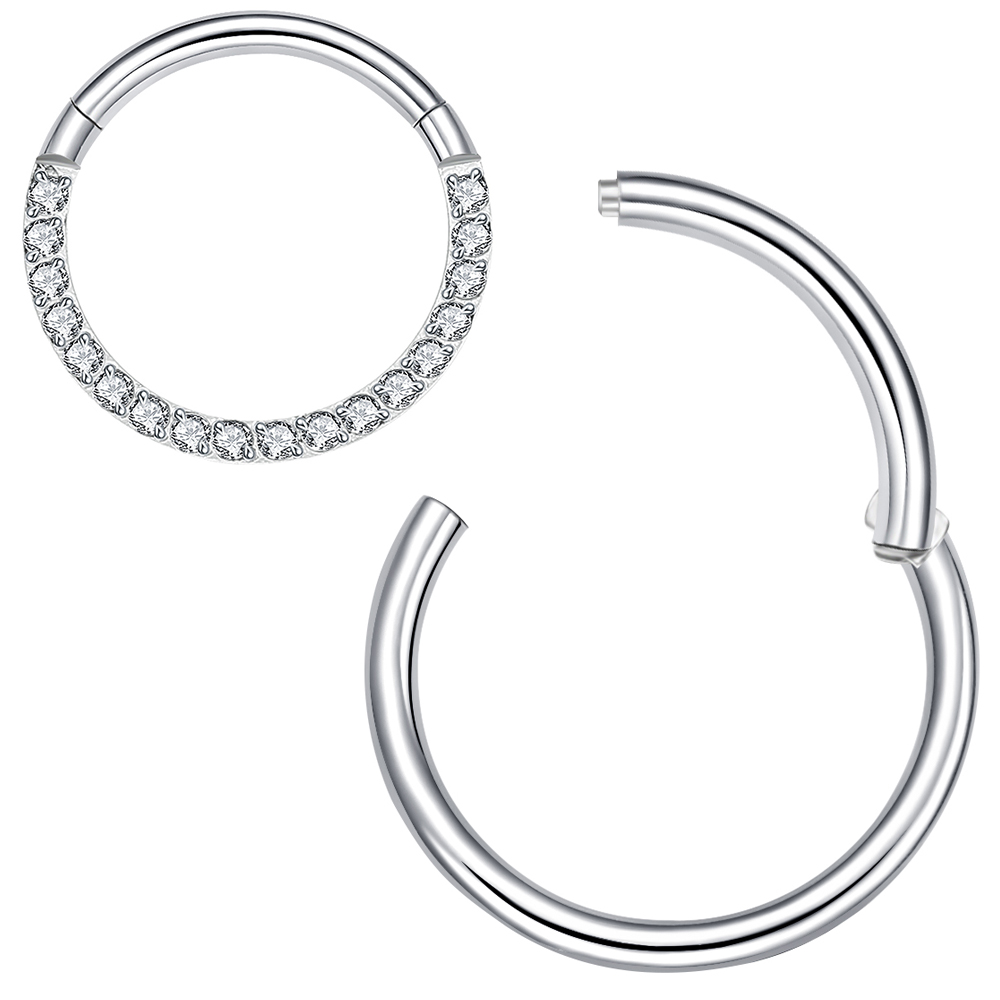 Rook Curved Barbell - 1PCS Septum Hoop Daith เครื่องประดับเจาะ G23