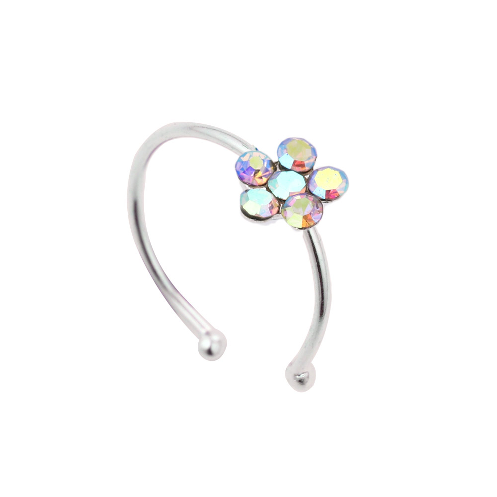 Body Jewelry Ear - เครื่องประดับแฟชั่นสแตนเลสสตีลสำหรับเจาะหู จมูก สำหรับผู้หญิงและผู้ชาย ประเภทเจาะกระดูกอ่อน แทรกซัส เฮลิกซ์