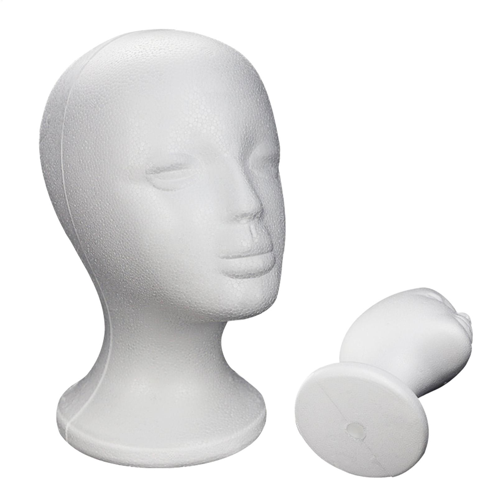 Body Jewelry Storage - หัวหุ่นโฟมหญิงสำหรับโชว์วิก หมวก เครื่องประดับ แว่นตา ใช้ในร้านเสริมสวย ร้านตัดผม
