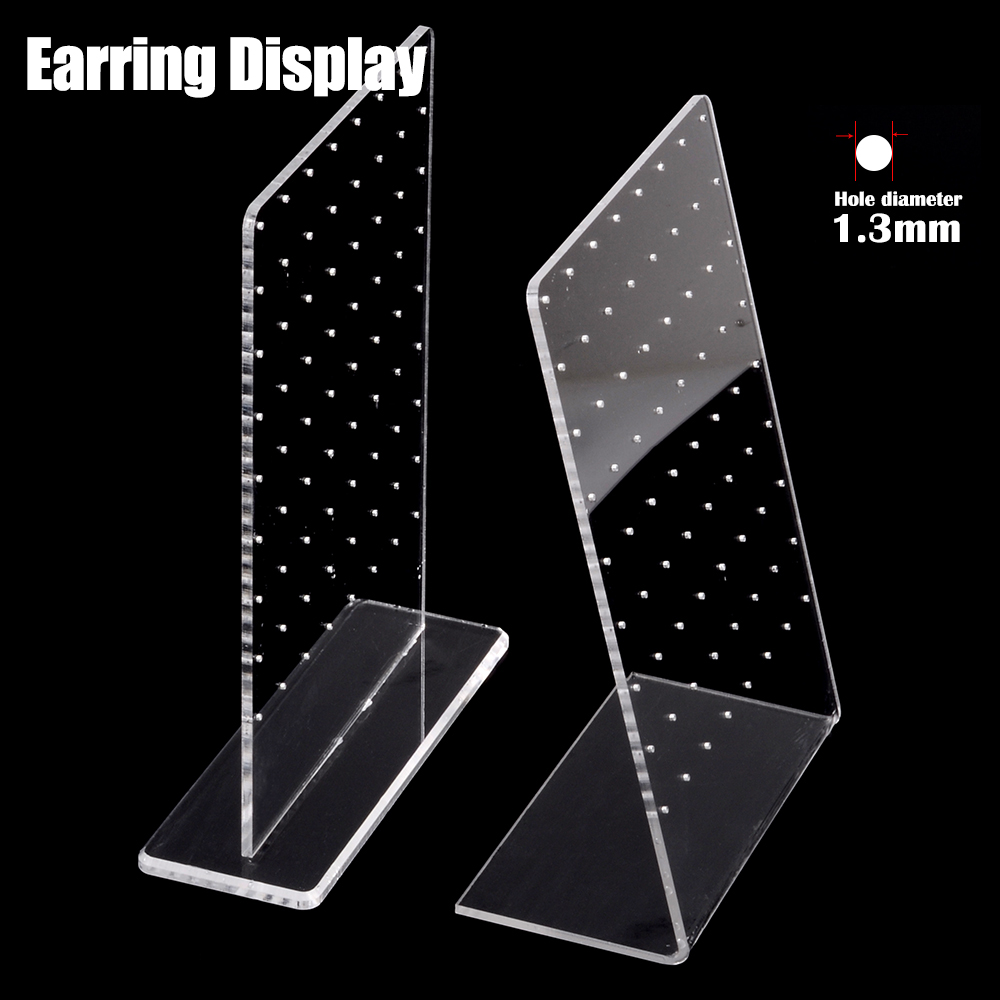 Body Jewelry Storage - 72 หลุมต่างหูผู้ถือจอแสดงผลอะคริลิคผู้ขายเจาะเครื่องประดับ Display Organizer ชั้นวางของ Multi