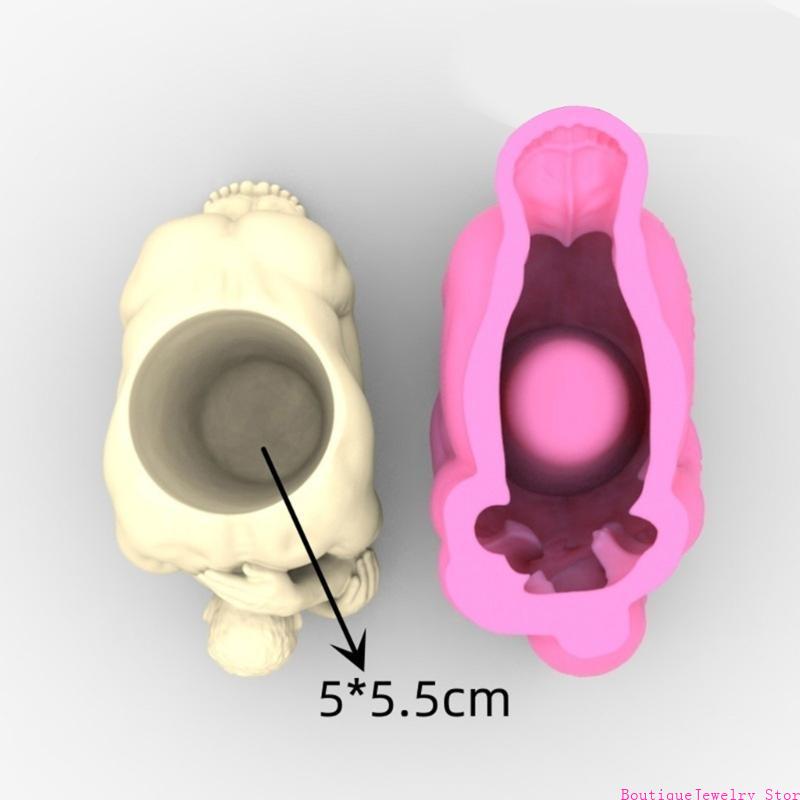 E1PE ดอกไม้หม้อซิลิโคนแม่พิมพ์ - Body Jewelry Storage บทวิจารณ์และราคา