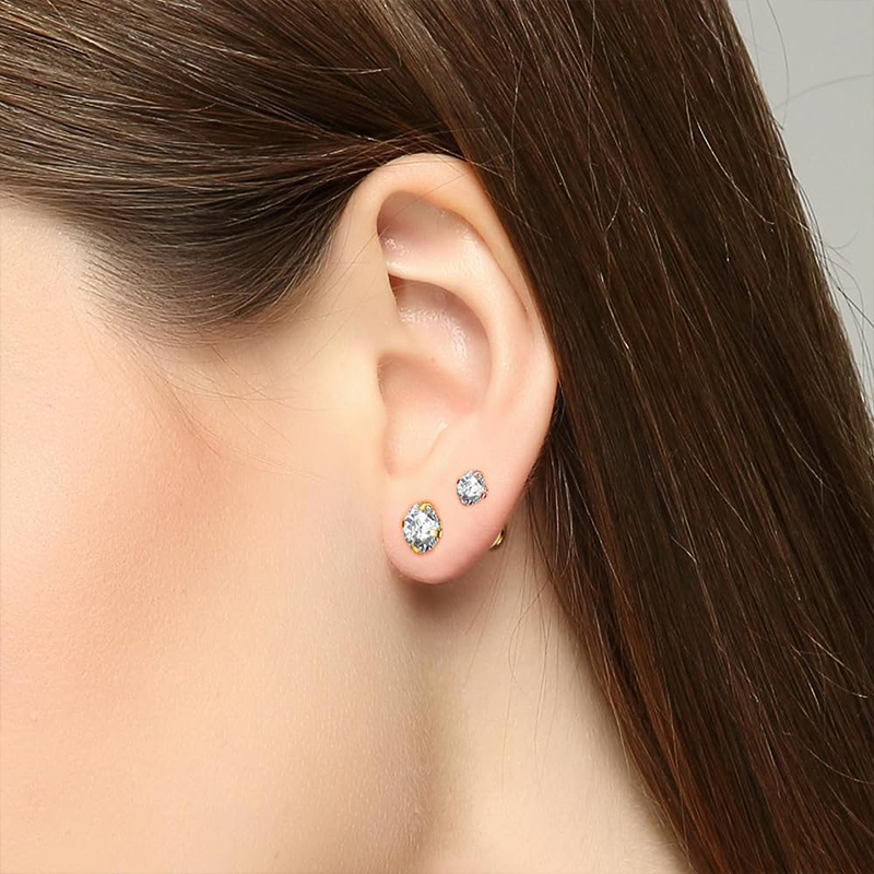 ต่างหูไทเทเนียม 16G แบบเกลียวใ - Body Jewelry Cartilage Earrings บทวิจารณ์และราคา