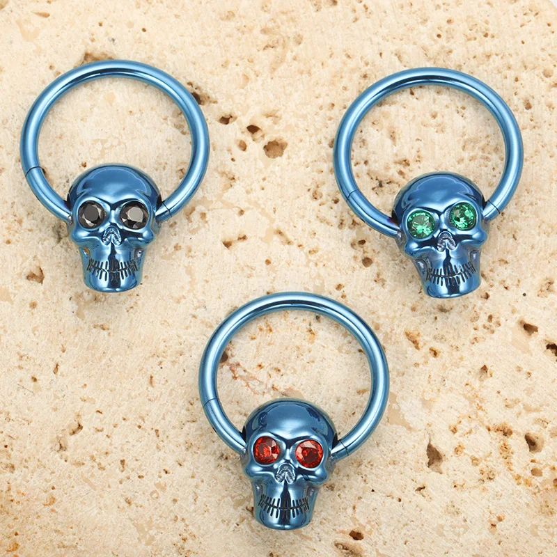 ZOOR F136 Titanium Gothic Skul - Zoor Body Jewelry บทวิจารณ์และราคา