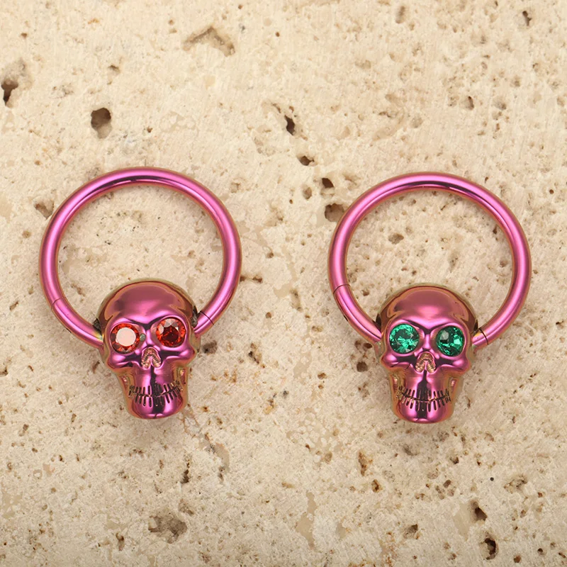 ZOOR F136 Titanium Gothic Skul - Zoor Body Jewelry บทวิจารณ์และราคา
