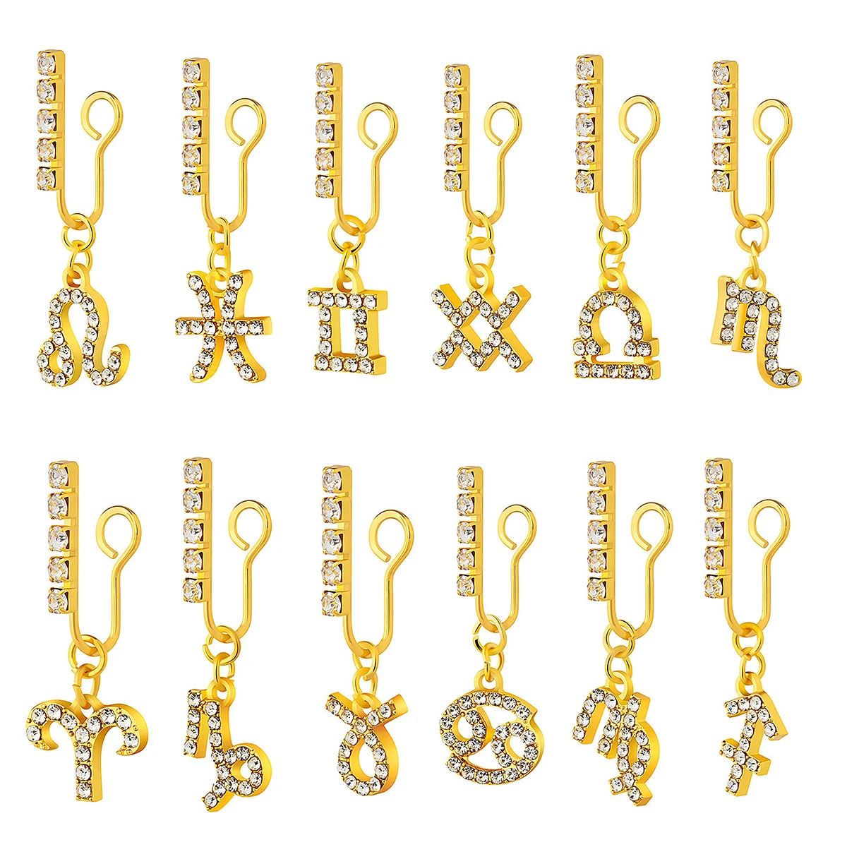 2แพ็คที่หนีบหูโลหะเซอร์คอน12คล - Body Jewelry Ear บทวิจารณ์และราคา