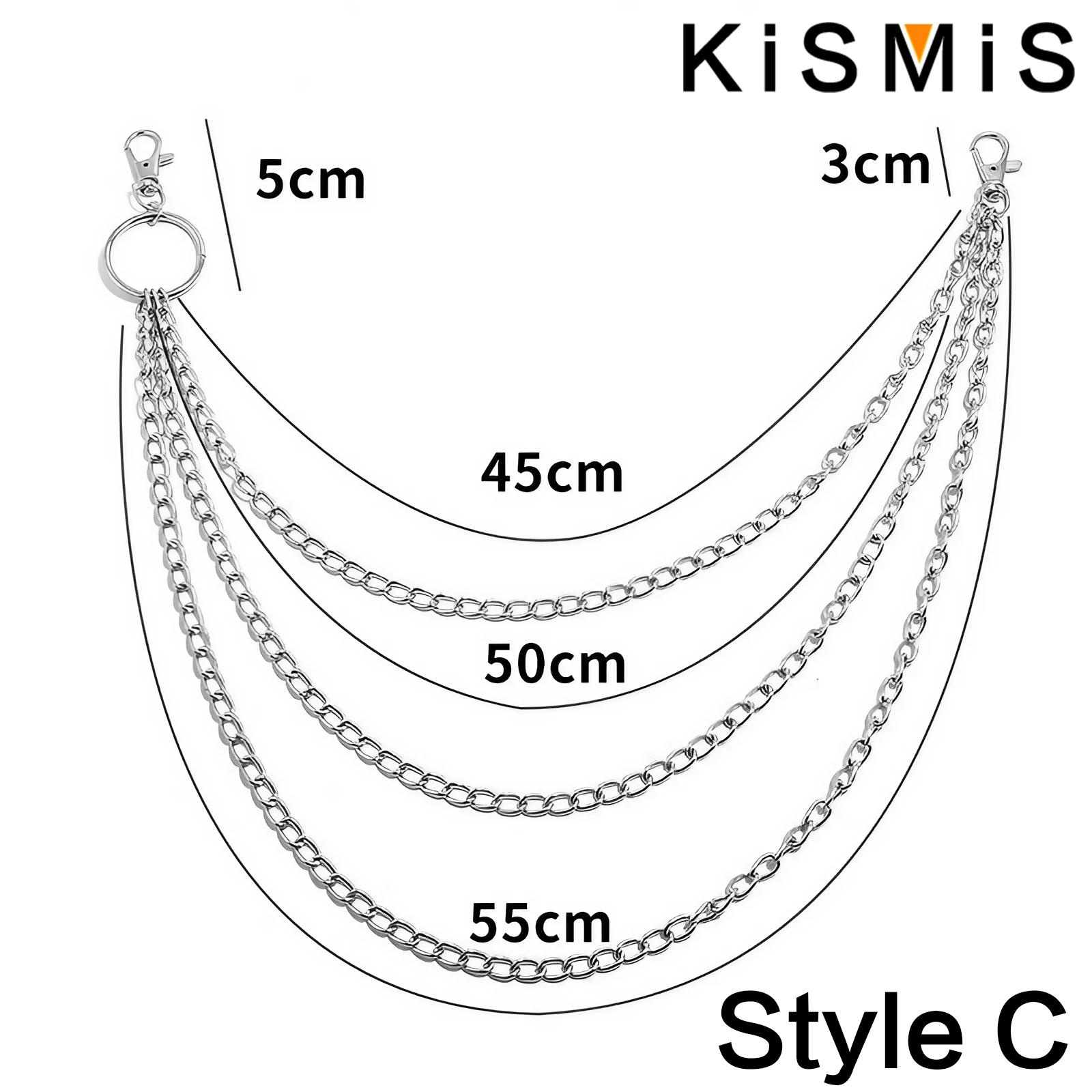 KISMIS 1PC Punk Street พวงกุญแ - Body Jewelry Leg Chain บทวิจารณ์และราคา