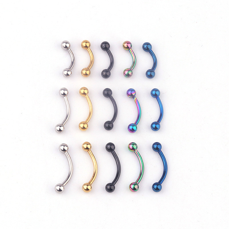 5 ชิ้น/ล็อต บาร์เบลสแตนเลส 316 - Body Jewelry Ear บทวิจารณ์และราคา