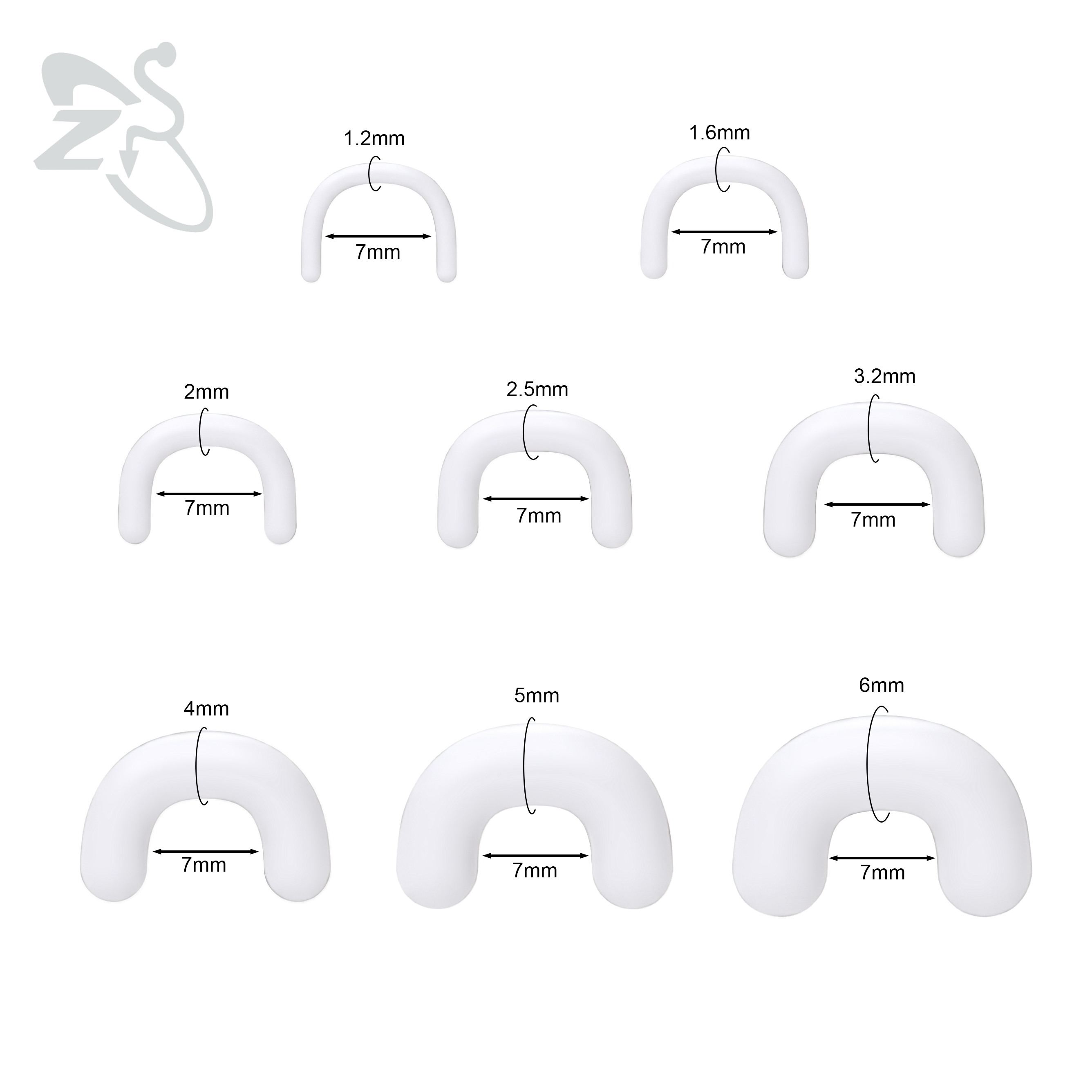 แหวนจมูกอะคริลิกรูปตัว U สำหรั - Zs Body Jewelry บทวิจารณ์และราคา
