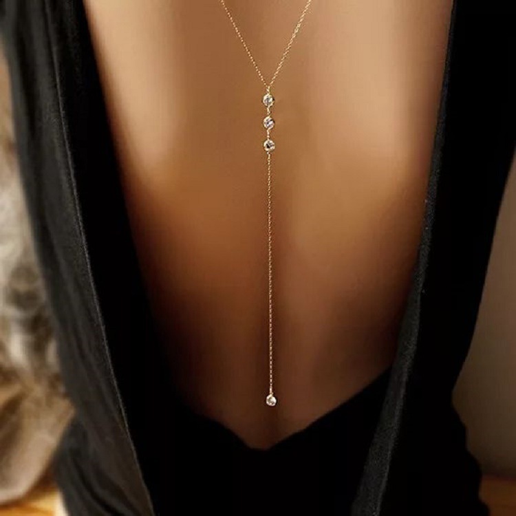 สร้อยคอประดับเพชรเทียมแบบเซ็กซ - Body Jewelry Bra บทวิจารณ์และราคา