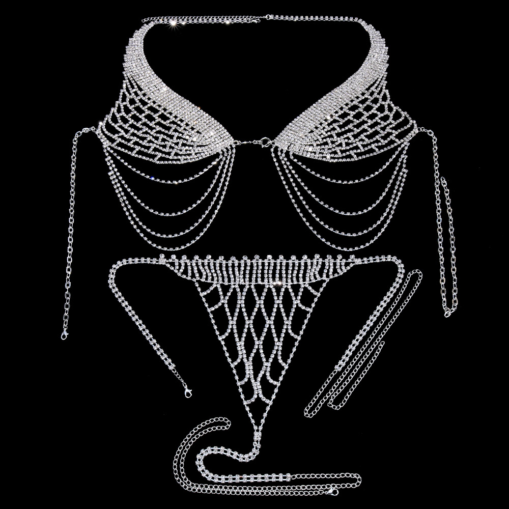 Stonefans ชุดชั้นในพู่ห้อยพลอย - Body Jewelry Bra บทวิจารณ์และราคา
