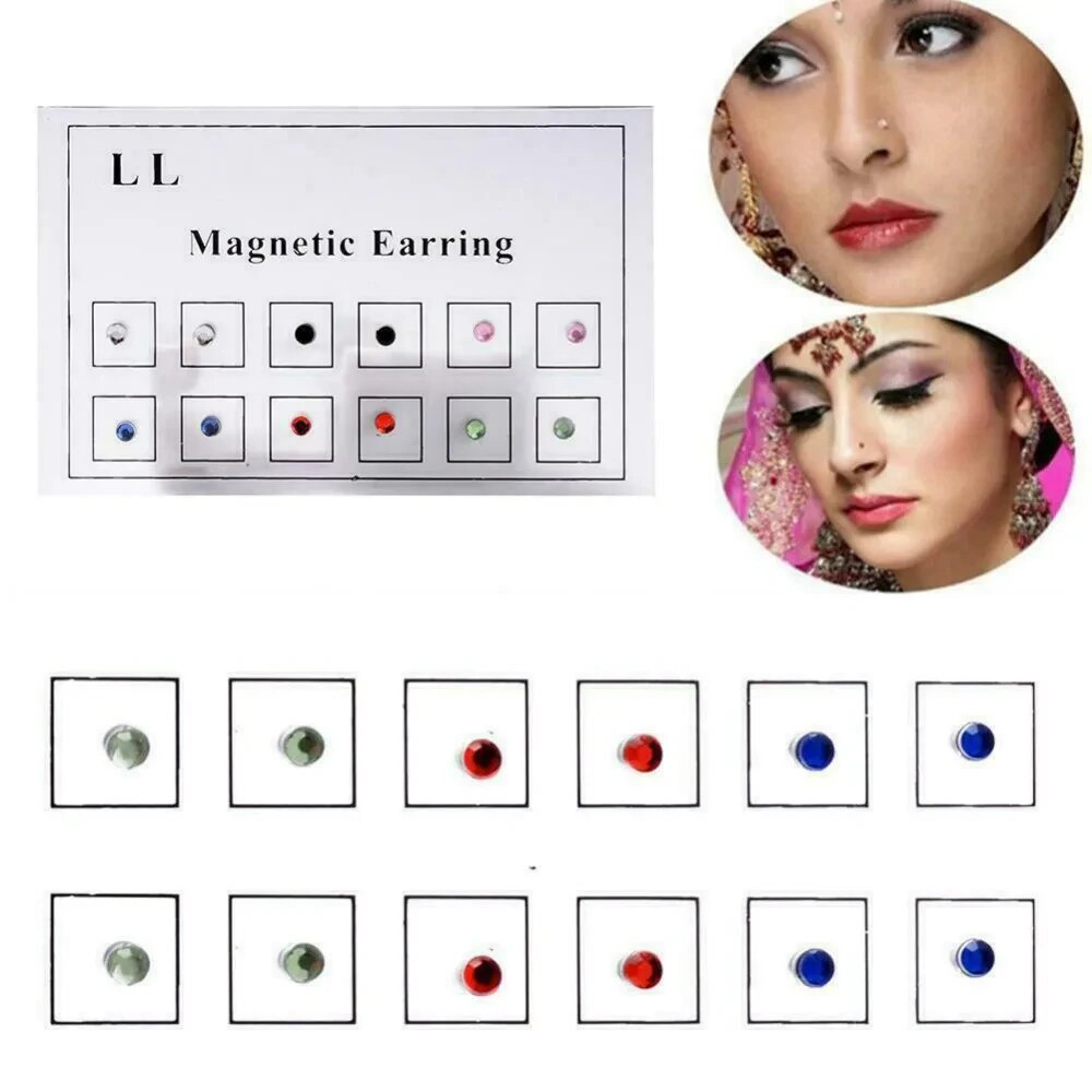 12 ชิ้น/การ์ดปลอม Cheater ไม่เ - Body Jewelry Ear บทวิจารณ์และราคา
