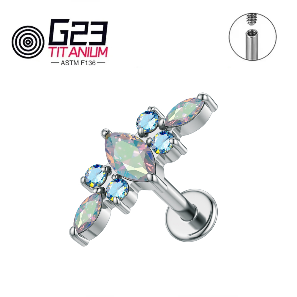 ต่างหูไทเทเนียม ASTM F136 ขนาด - Zoor Body Jewelry บทวิจารณ์และราคา