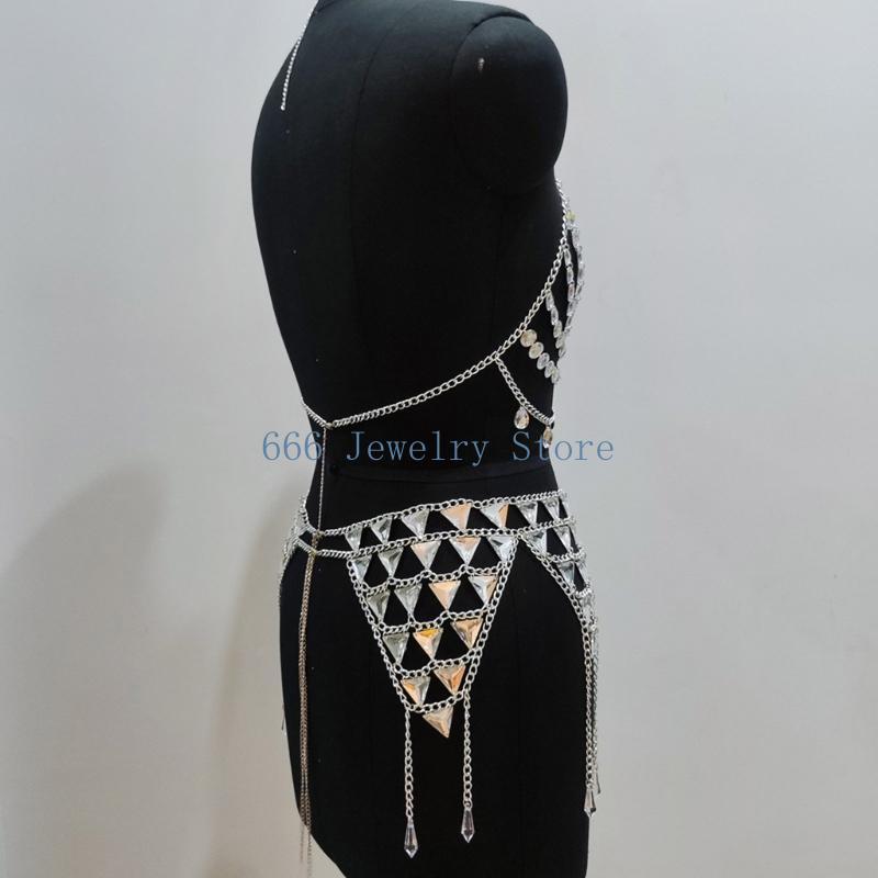 F2TD ชุดเครื่องประดับร่างกายที - Body Jewelry Bra บทวิจารณ์และราคา