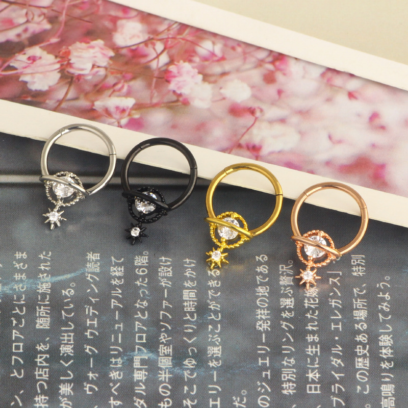 เครื่องประดับเจาะกระดูกอ่อนรูป - Body Jewelry Surgical Steel บทวิจารณ์และราคา