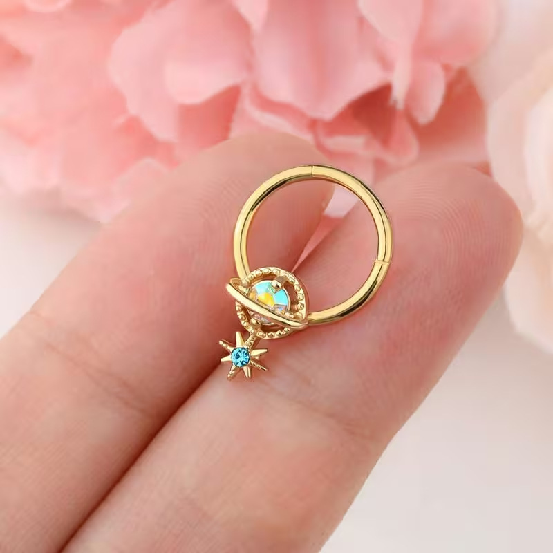 เครื่องประดับเจาะกระดูกอ่อนรูป - Body Jewelry Surgical Steel บทวิจารณ์และราคา