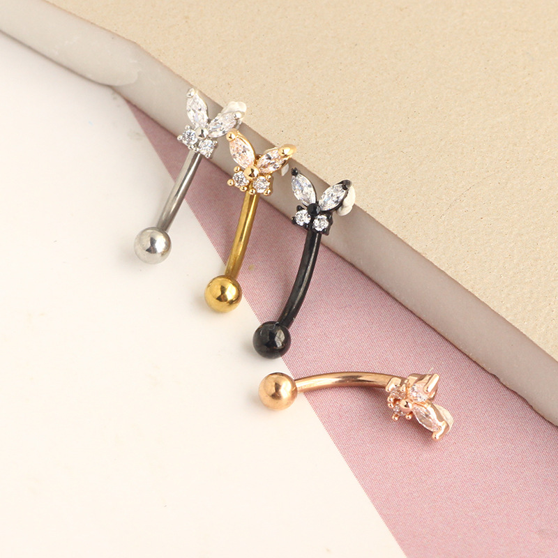 เครื่องประดับเจาะหูรูค ทองคำแท - Rook Curved Barbell บทวิจารณ์และราคา
