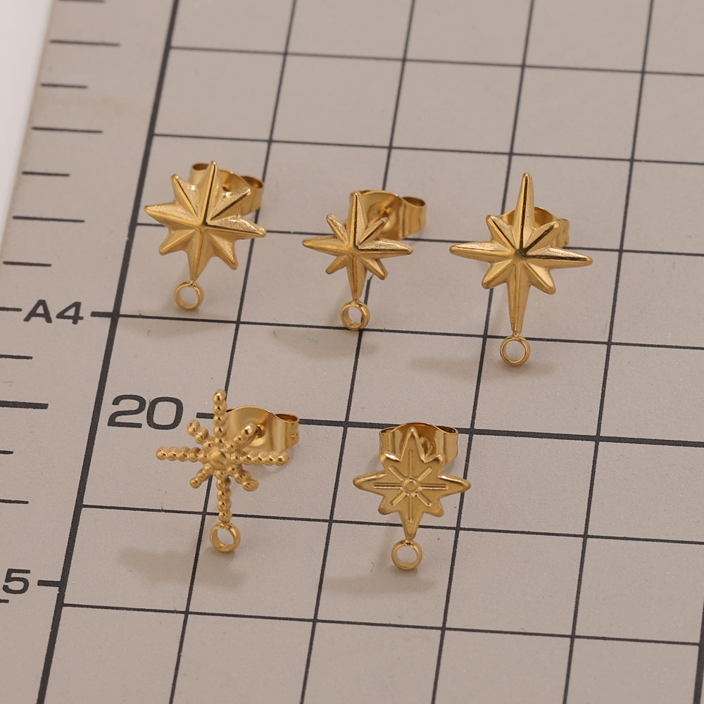 ต่างหูสแตนเลสรูปดาว 6 ชิ้น สำห - Body Jewelry Ear บทวิจารณ์และราคา