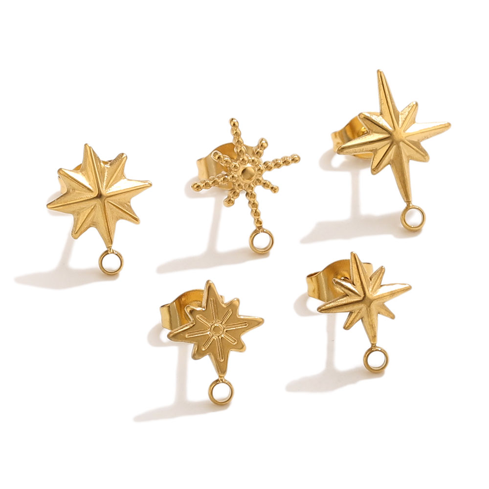 ต่างหูสแตนเลสรูปดาว 6 ชิ้น สำห - Body Jewelry Ear บทวิจารณ์และราคา