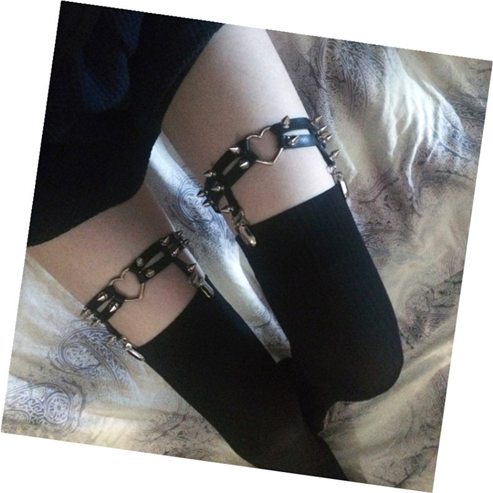 1 ชิ้นผู้หญิง Punk Goth หัวใจ  - Body Jewelry Leg Chain บทวิจารณ์และราคา