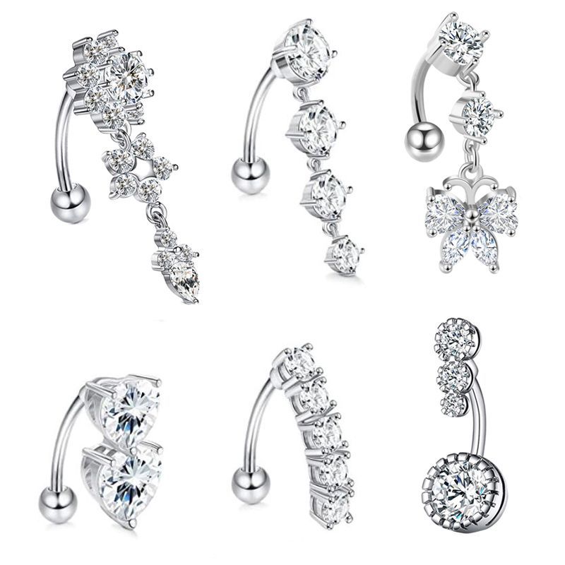 จิวสะดือแบบห้อย จิวสะดือสแตนเล - Body Jewelry Surgical Steel บทวิจารณ์และราคา