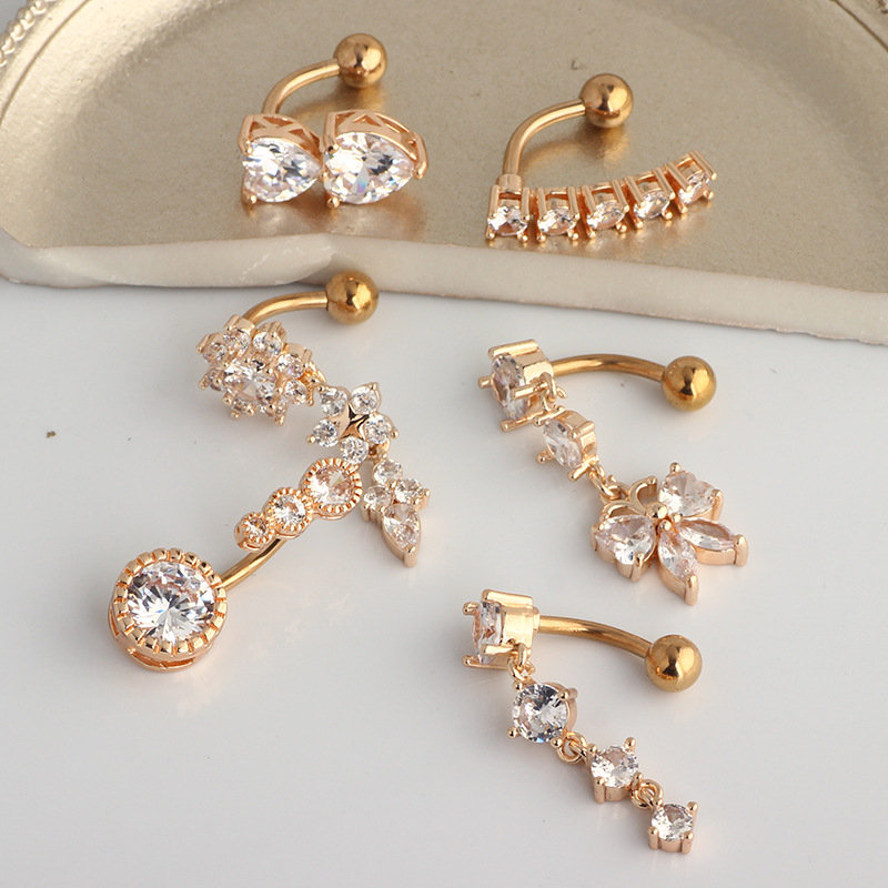 จิวสะดือแบบห้อย จิวสะดือสแตนเล - Body Jewelry Surgical Steel บทวิจารณ์และราคา