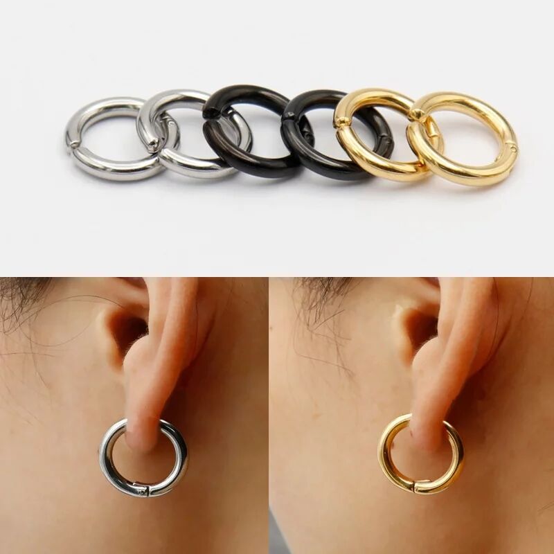 ต่างหูห่วง huggie huggie Hoop  - Body Jewelry Cartilage Earrings บทวิจารณ์และราคา