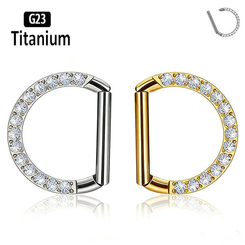 แหวนจมูกไทเทเนียม G23 แบบมีบาน - Rook Curved Barbell บทวิจารณ์และราคา