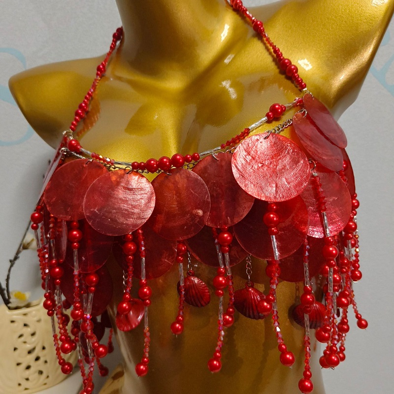 ชุดเต้นระบำหน้าท้องแบบทำมือ ปร - Body Jewelry Bra บทวิจารณ์และราคา