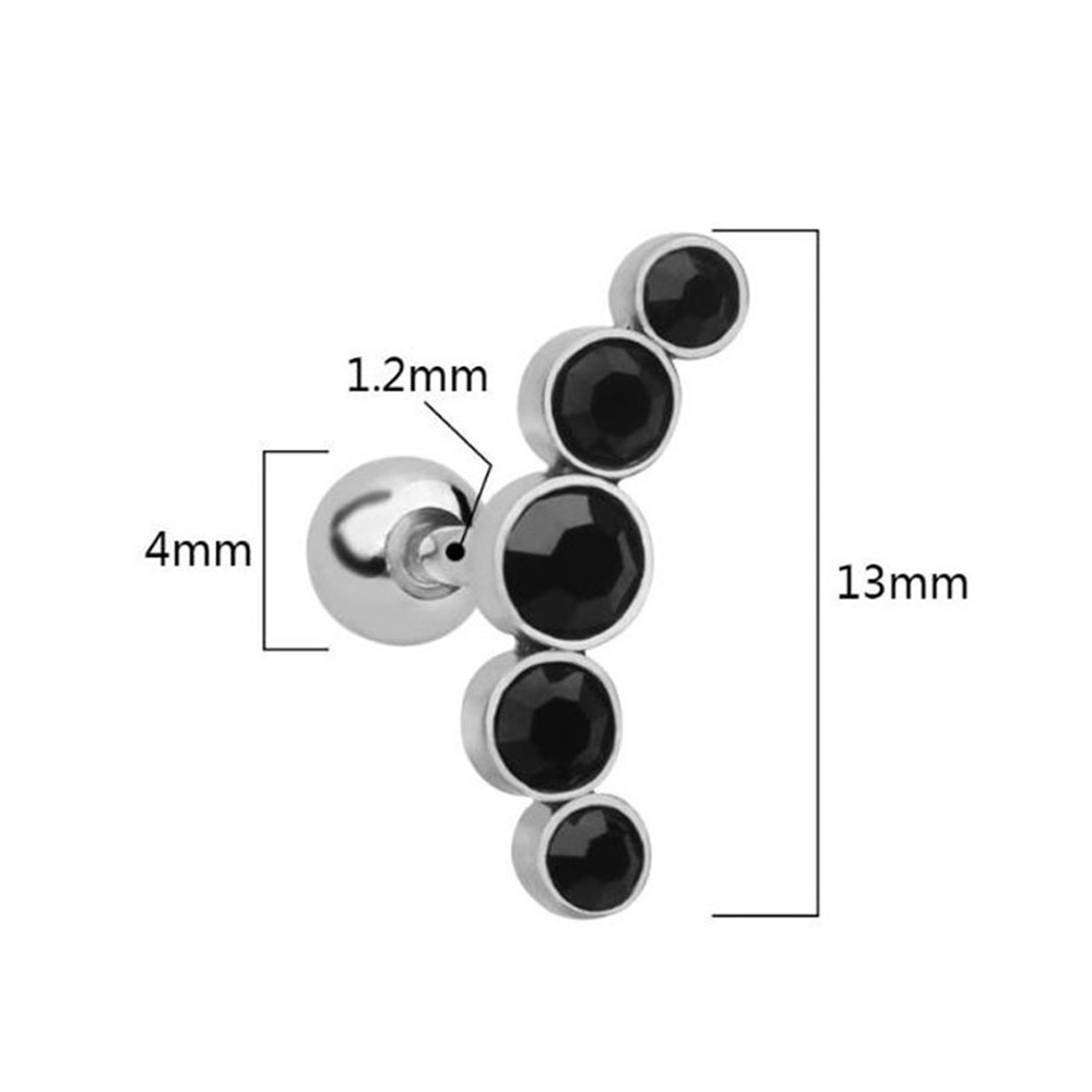 ต่างหูแฟชั่นสแตนเลสแท้ 16G แบบ - Body Jewelry Ear บทวิจารณ์และราคา