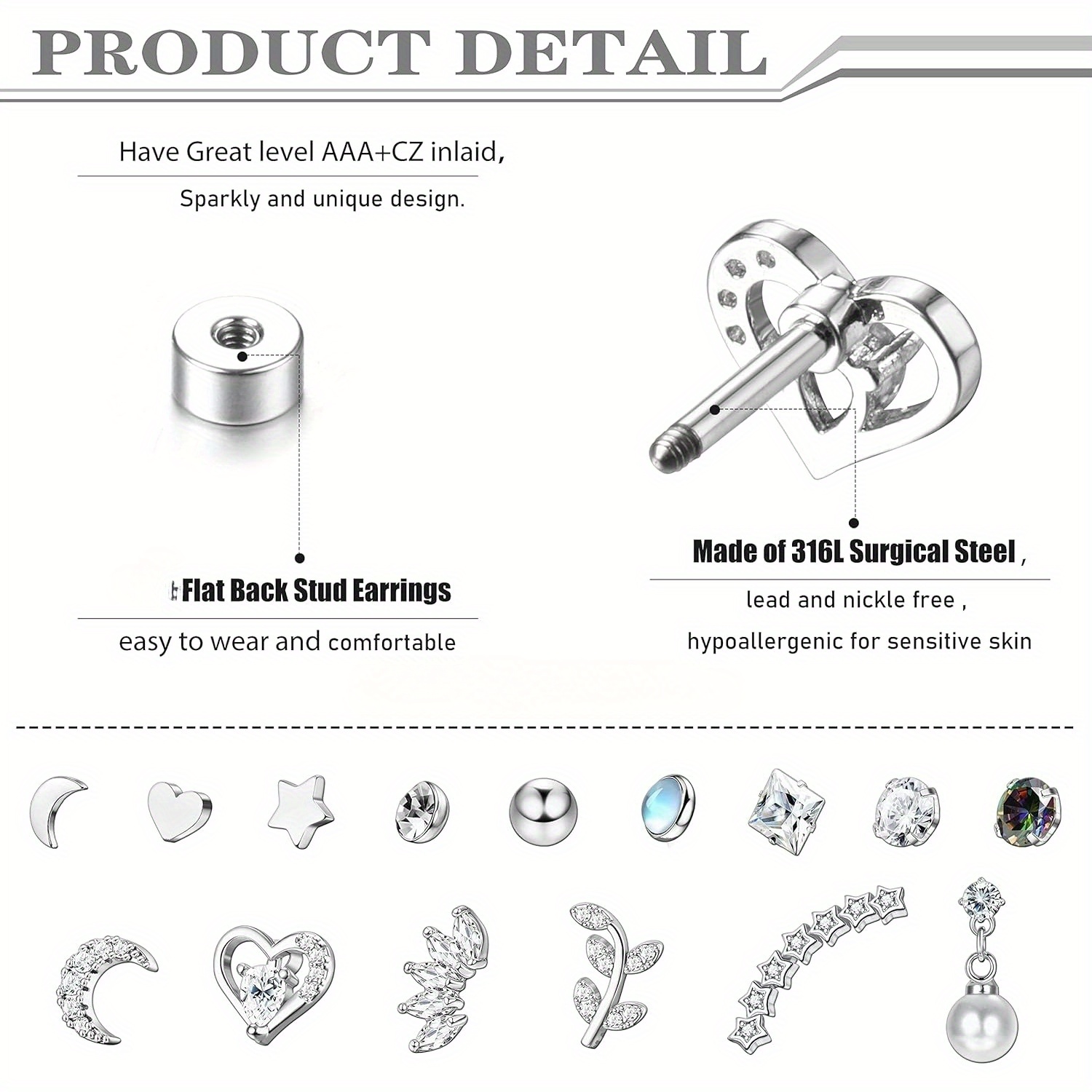Drperfect สแตนเลสสตีลกระดูกอ่อ - Body Jewelry Surgical Steel บทวิจารณ์และราคา