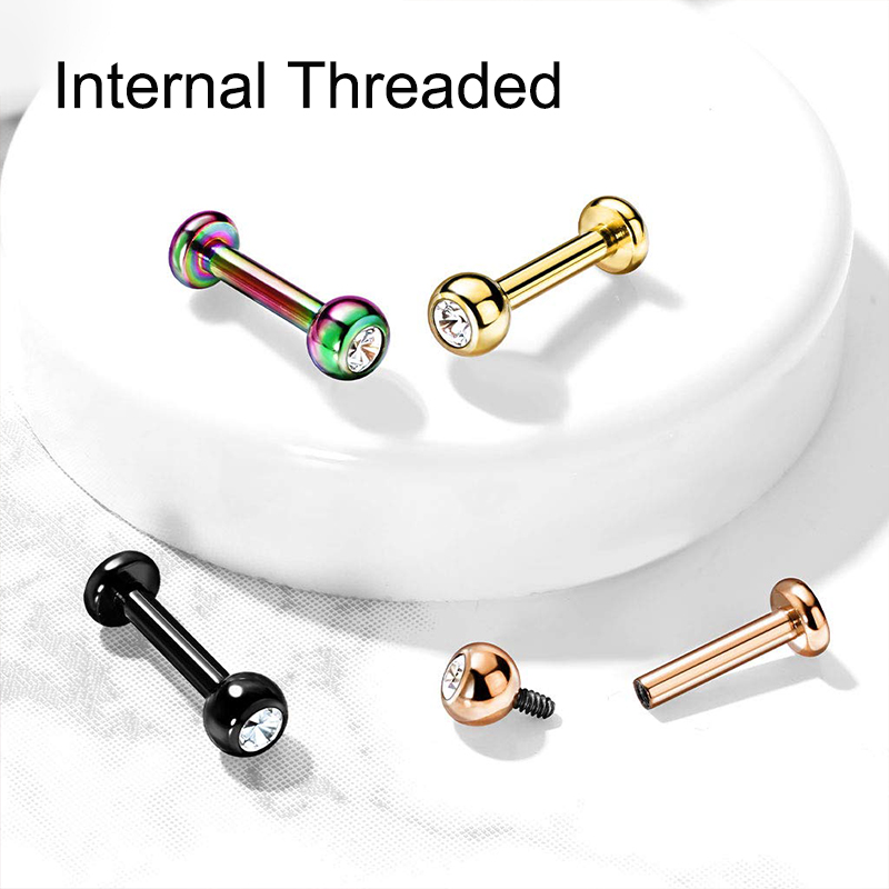 จิวเจาะริมฝีปาก/กระดูกอ่อน/หู/ - Body Jewelry Ear บทวิจารณ์และราคา
