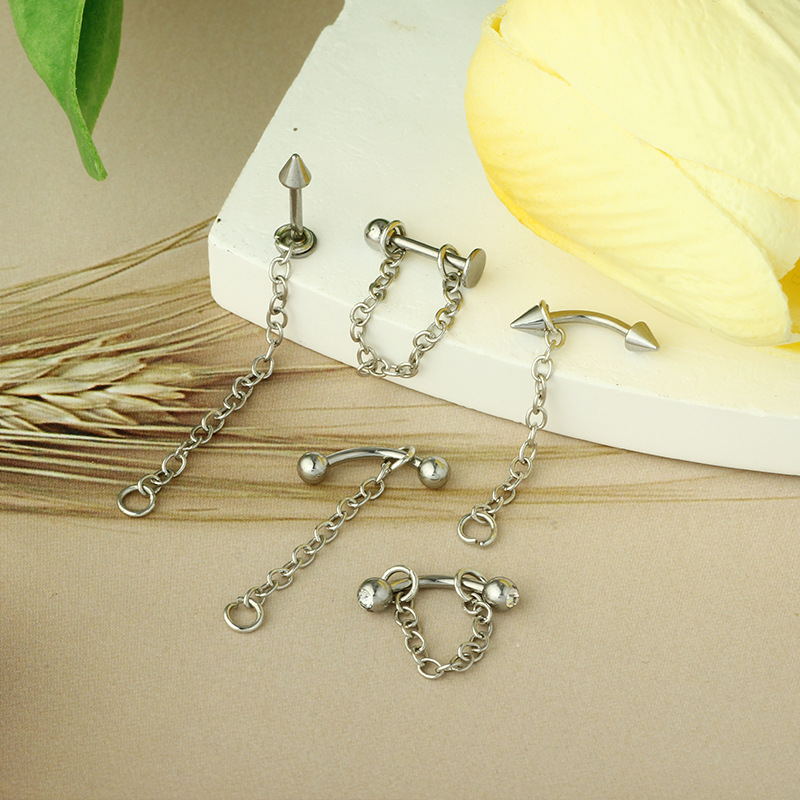 แหวนจุกนม 16G ทำจากเหล็กกล้าผ่ - Body Jewelry Surgical Steel บทวิจารณ์และราคา