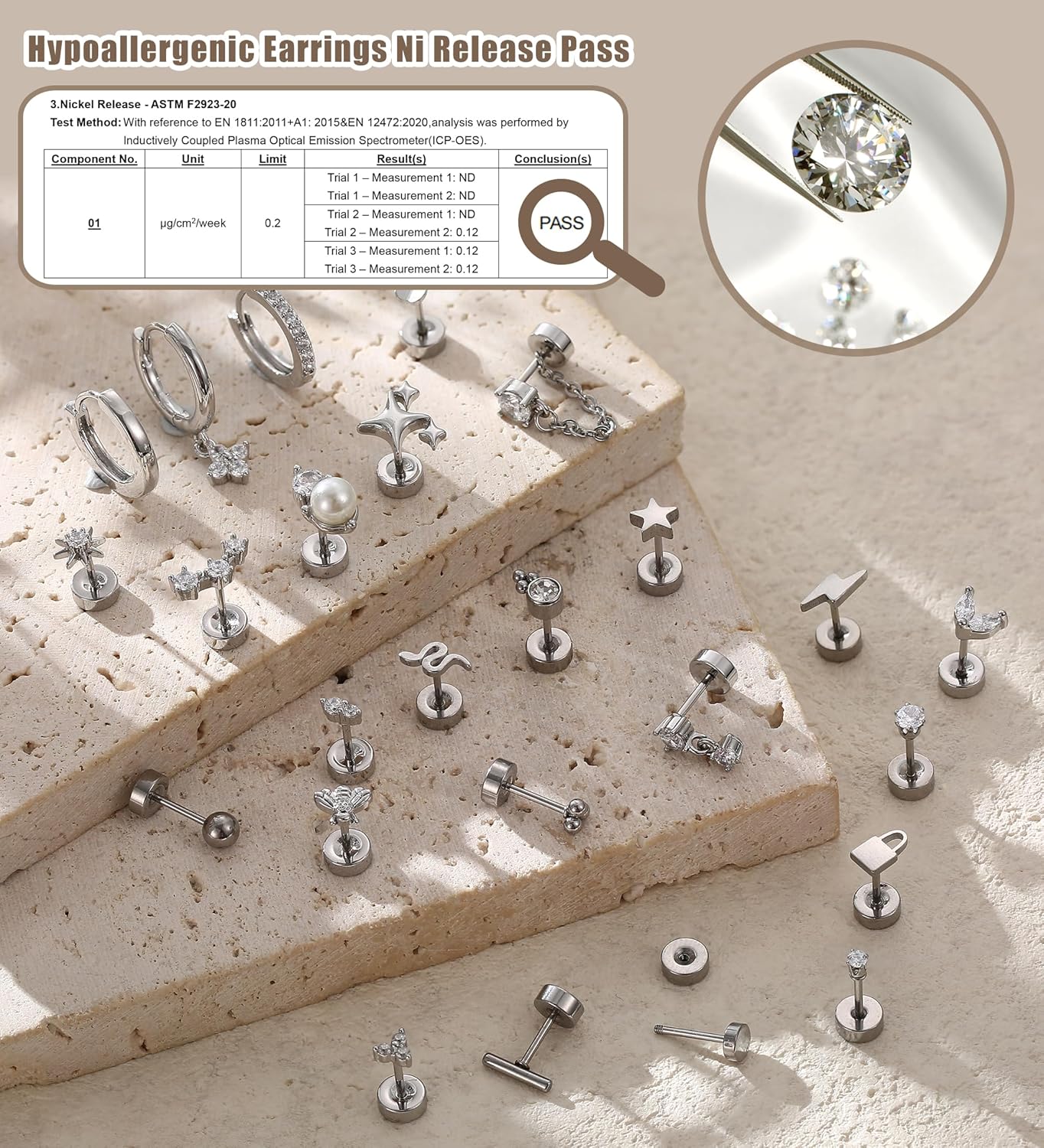 ต่างหู Bobisty 1 ชิ้น สำหรับผู - Body Jewelry Surgical Steel บทวิจารณ์และราคา