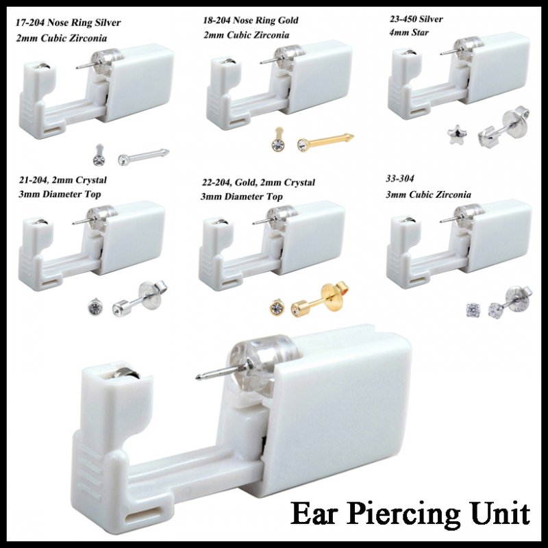 ชุด tindik telinga เจาะหูแบบใช - Body Jewelry Storage บทวิจารณ์และราคา