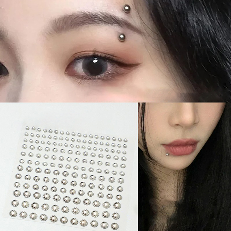 สติกเกอร์เพชรติดจมูกปลอม แบบติ - Body Jewelry Ear บทวิจารณ์และราคา