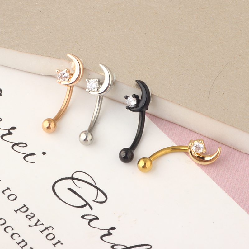 16G สแตนเลสสตีล Rook Daith ต่า - Rook Curved Barbell บทวิจารณ์และราคา