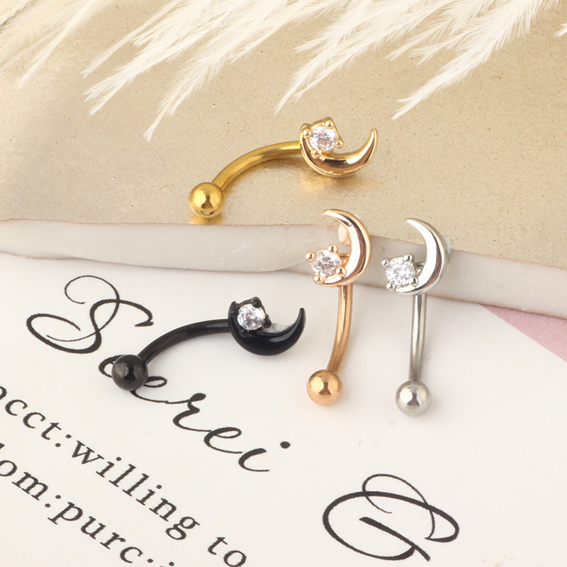 16G สแตนเลสสตีล Rook Daith ต่า - Rook Curved Barbell บทวิจารณ์และราคา