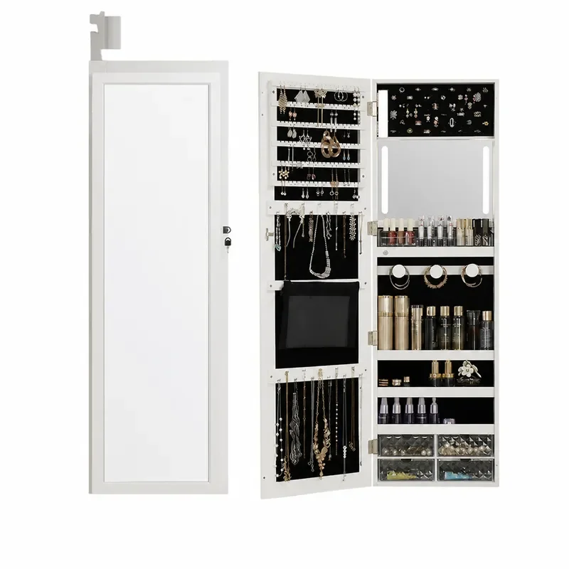 กระจกเต็มตัวติดผนัง ตู้เก็บเคร - Body Jewelry Storage บทวิจารณ์และราคา