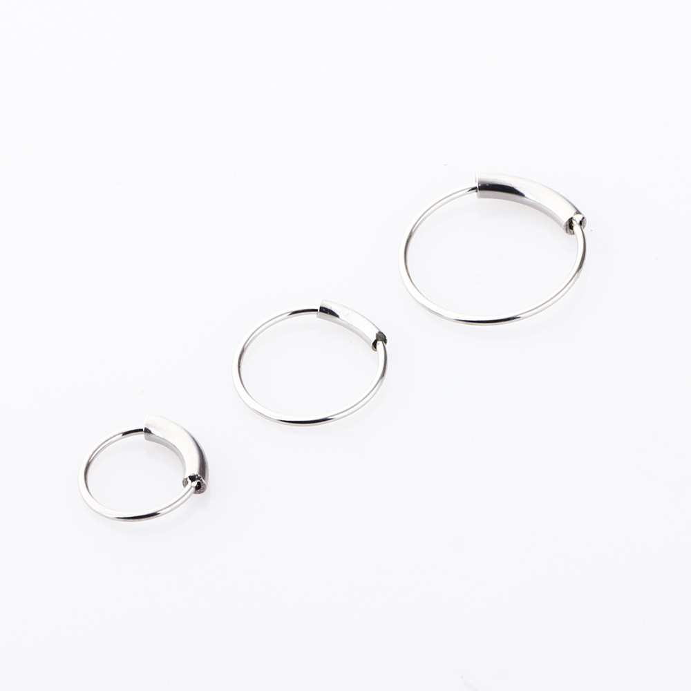 3 ชิ้น/ล็อต แหวนเหล็กผ่าตัด 31 - Body Jewelry Ear บทวิจารณ์และราคา