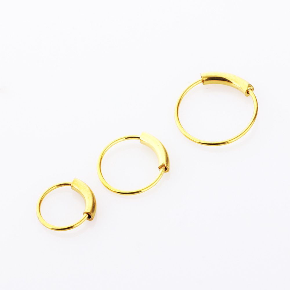 3 ชิ้น/ล็อต แหวนเหล็กผ่าตัด 31 - Body Jewelry Ear บทวิจารณ์และราคา